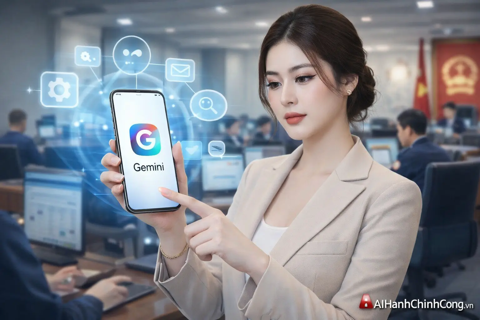 Hướng dẫn sử dụng ứng dụng di động Gemini cho cán bộ hành chính 1
