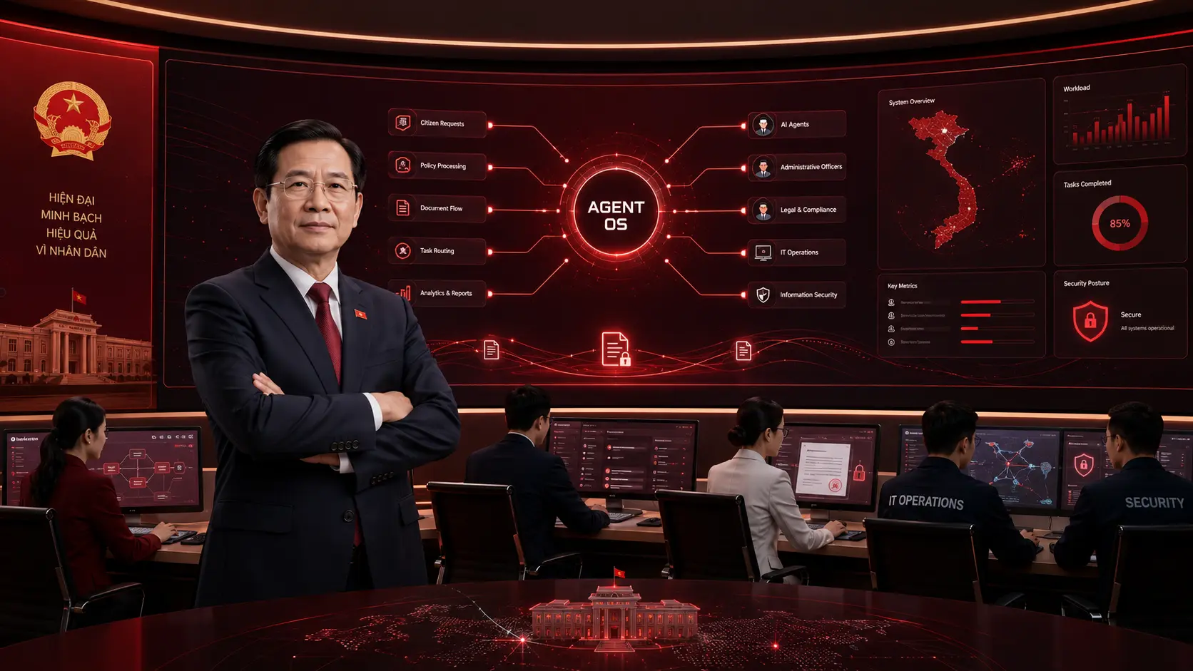 Lãnh đạo hành chính trong kỷ nguyên AI agent từ giao việc cho con người sang thiết kế hệ vận hành thông minh 2
